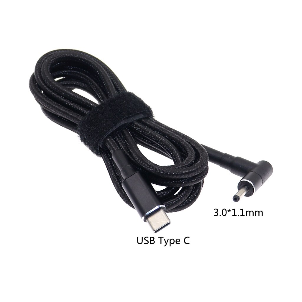 Kabel USB C to DC Male Plug 100W PD Adapter Power Charger Laptop