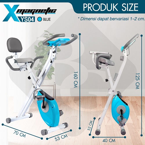 Jual HTD Sport Sepeda Statis X Bike Magnetic Alat Olahraga With Phone ...