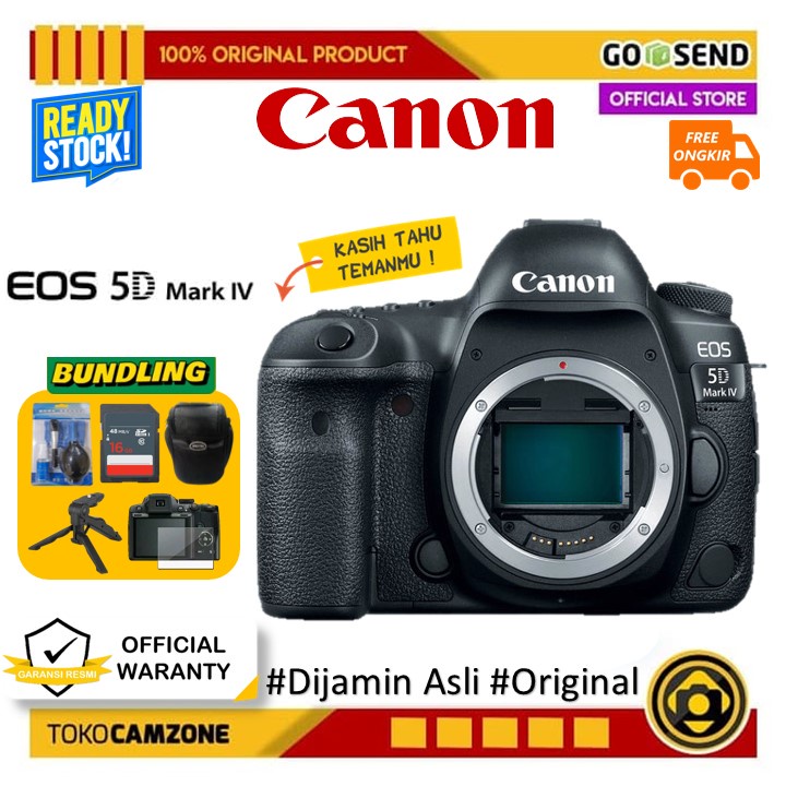 Canon EOS 5D Mark IV Body Only DSLR Camera GARANSI RESMI