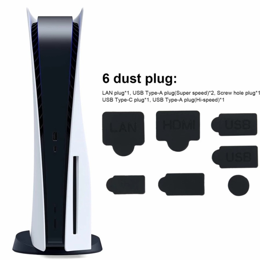 Jual Penutup Lubang Port Anti Debu PS5 - Dust Plug PS 5 Playstation 5 ...