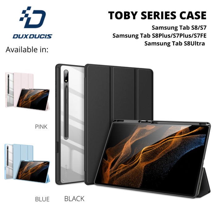 Jual Dux Ducis Toby Case Samsung Tab S7 S8 Plus Ultra FE Casing Cover ...