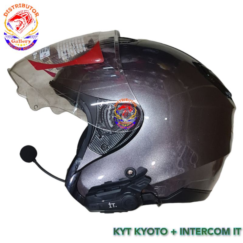 Jual HELM KYT KYOTO + IT ( PAKET HELM + ) Shopee