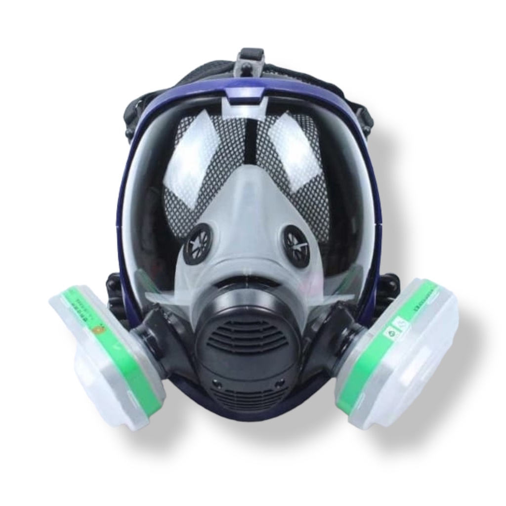 Jual MASKER GAS FULL FACE ACID DAN AMONIA 6800 N95 RESPIRATOR MASK ...