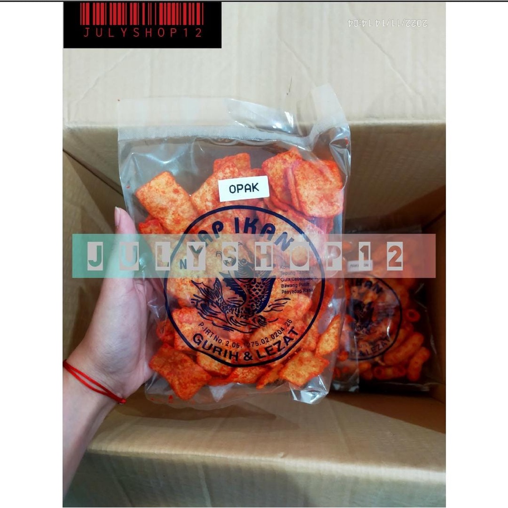 Jual Keripik Cap Ikan Varian Opak Pedas Keripik Cap Ikan Keripik Opak Pedas Keripik Gurih