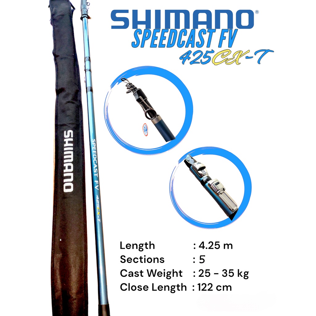 SHIMANO SPEEDCAST BX-G / CX-G SURF FISHING ROD