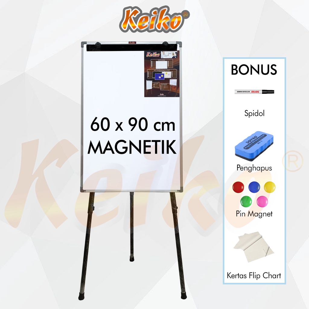 Jual Flip Chart Flipchart Papan Presentasi Magnet Keiko 60 X 90 Cm Shopee Indonesia 4047