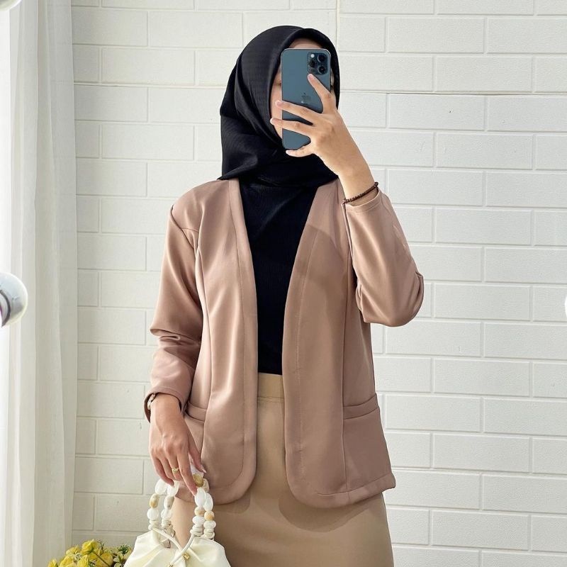 Jual BLEZER SCUBA / OUTER SCUBA PREMIUM / REFE BLAZER | Shopee Indonesia