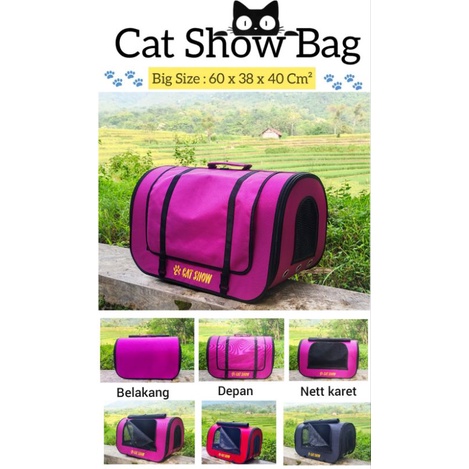 Jual Show Tent Cat Cat Show Bag Tas Kandang Kucing Shopee Indonesia