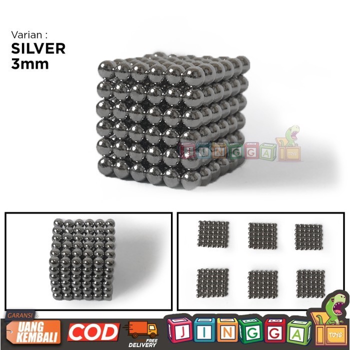 Jual Mainan Bola Warna Warni 5Mm. Buckyballs Neocube