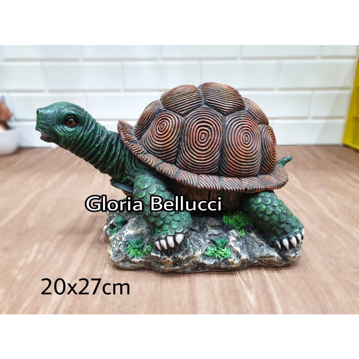 Jual Patung Pajangan Kura Sulcata Brazil Kura Kura Dekorasi Taman Kolam Shopee Indonesia