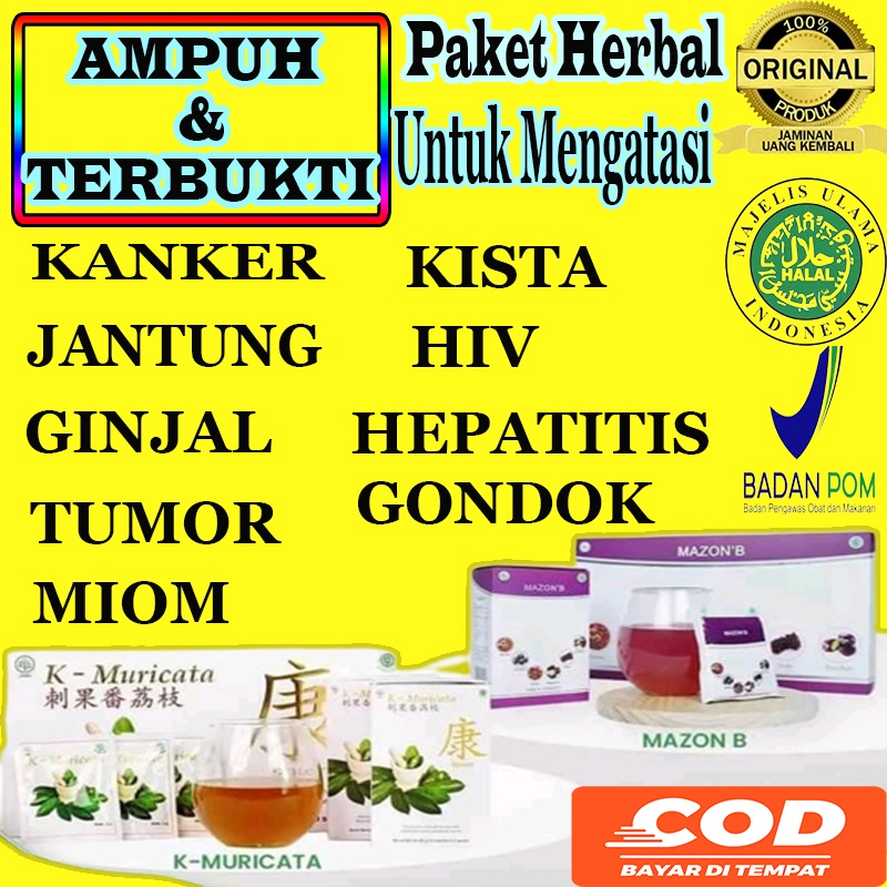 Jual K Muricata Dan Mazon B Obat Herbal 100% Original Jantung Kista ...