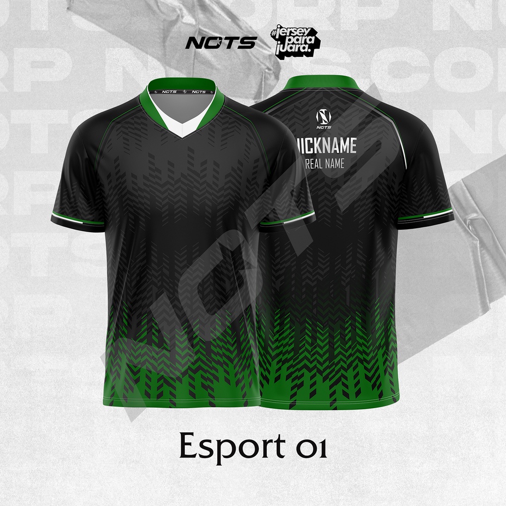 Jual Jersey Kaos Gaming Pria Wanita Full Printing Bebas Custom Bisa