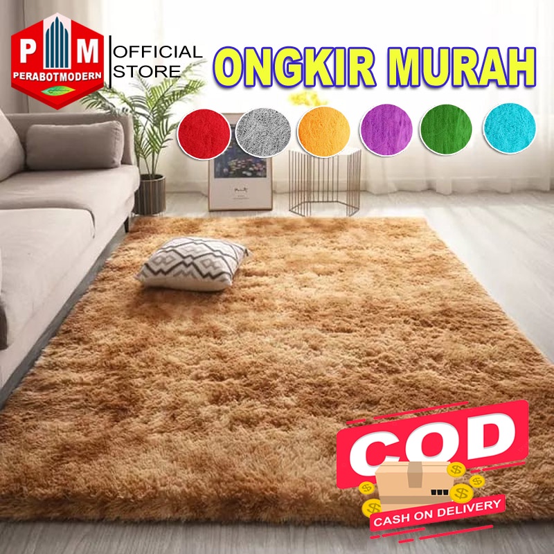 Jual NEW Karpet Bulu Rasfur Surpet 100x170cm | Shopee Indonesia