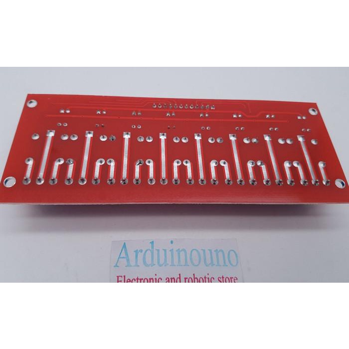 Jual relay module 5V 8 channel high quality red board pcb KEYES brand ...