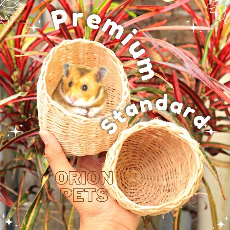 Gallery Detail: Jual Orionpets Rattan Hideout Hamster Hamster Hideout