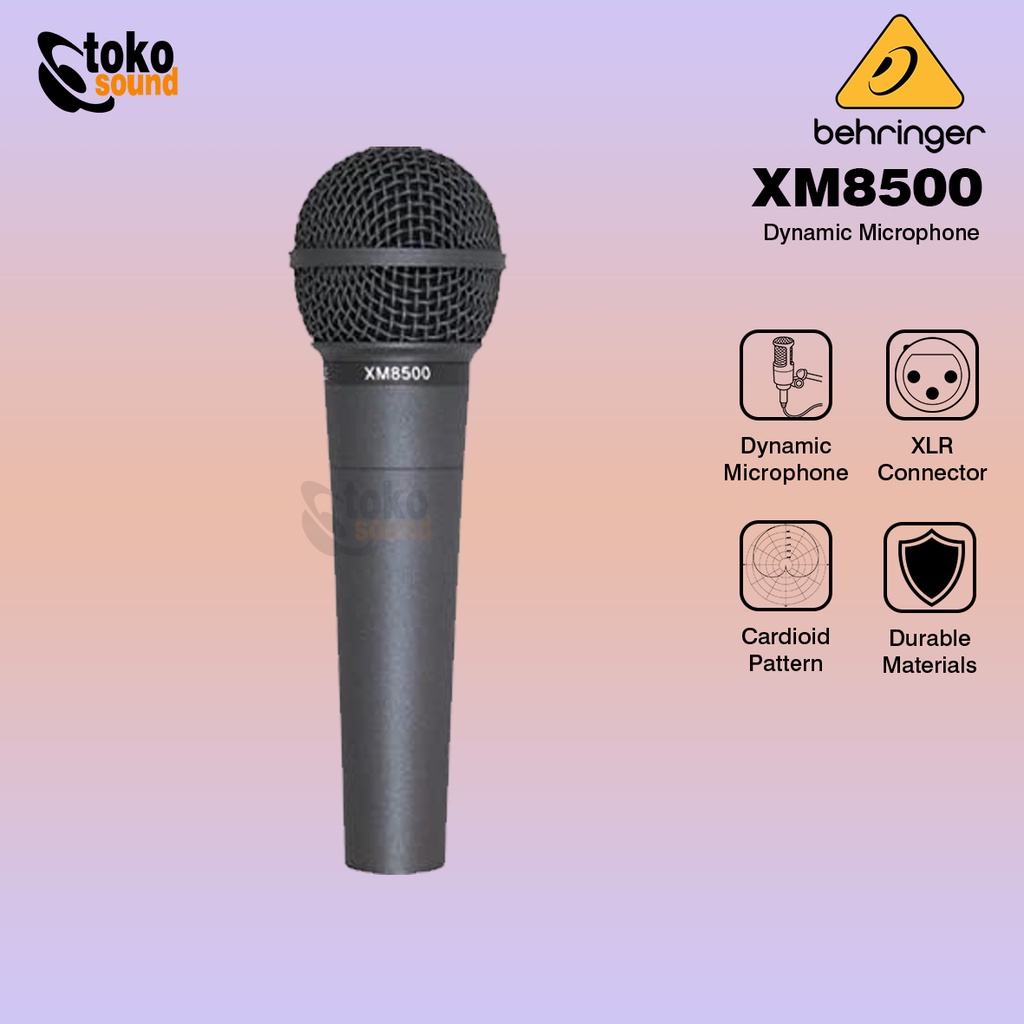 Jual Behringer XM8500 Cardioid Dynamic Vocal Microphone Shopee Indonesia