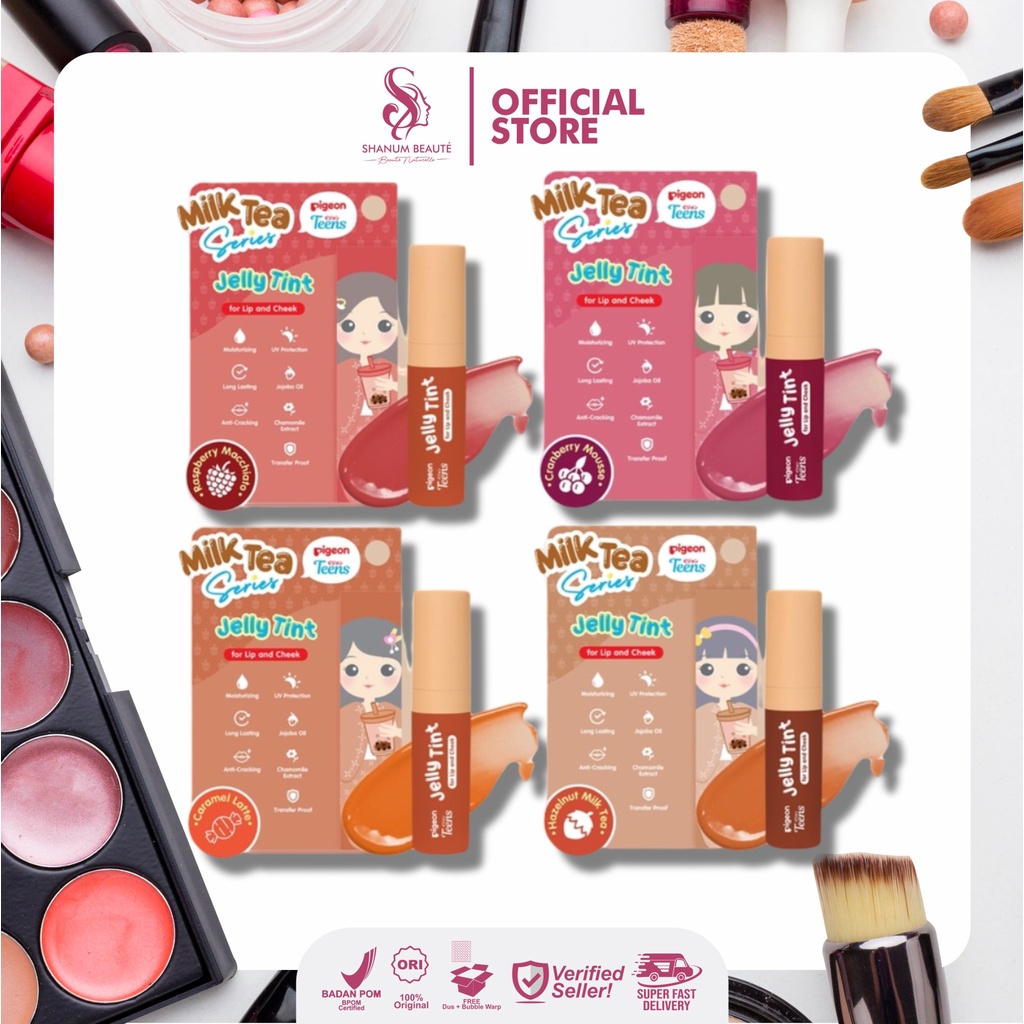 Jual Pigeon Teens Jelly Tint For Lip And Cheek Milk Tea Series Lip