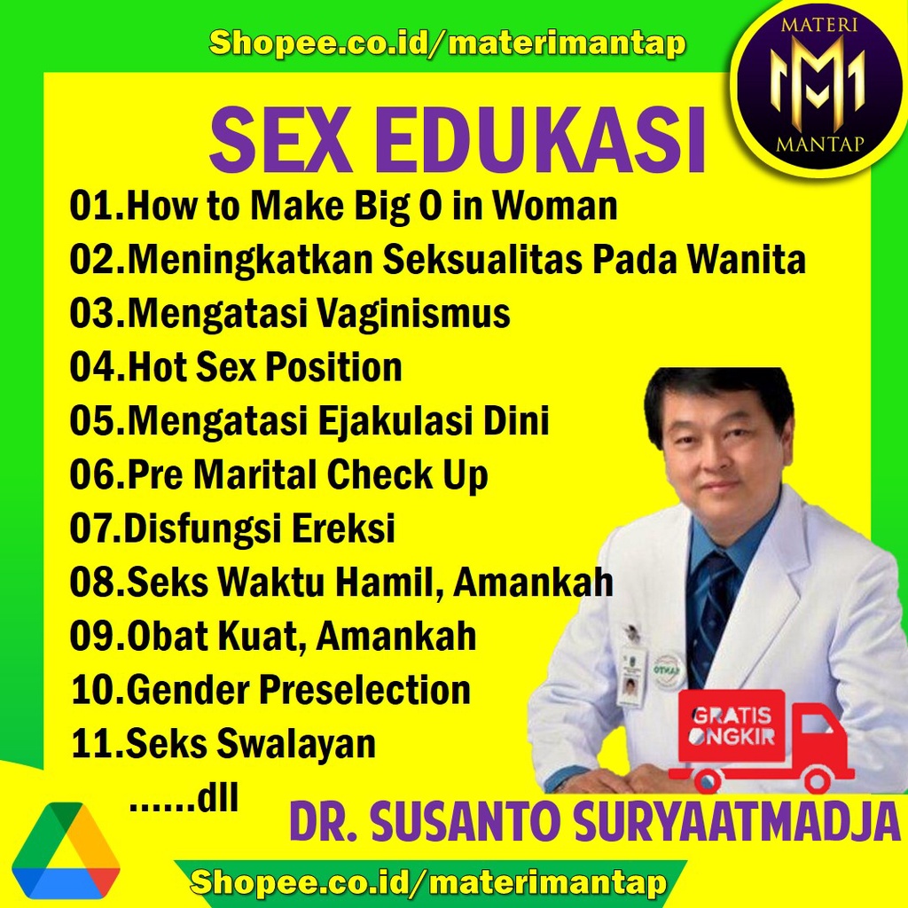 Jual Wajib Tahu Sex Seks Edukasi Dr Susanto Suryaatmadja Ms Spand Untuk Hidup Lebih Sehat 7249