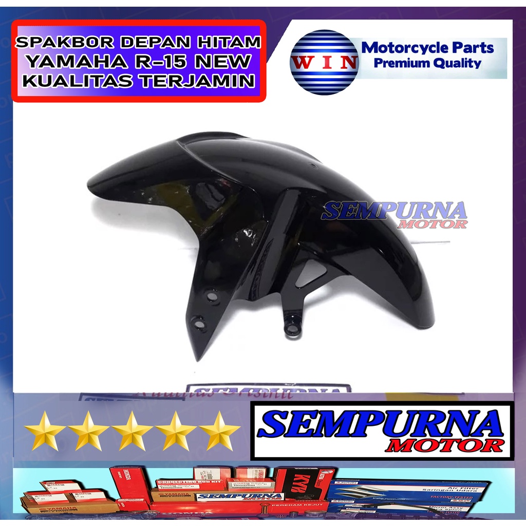 Jual Merek Win Kualitas Orisinil Spakbor Depan Slebor Yamaha R15 R 15 New Warna Hitam Shopee Indonesia