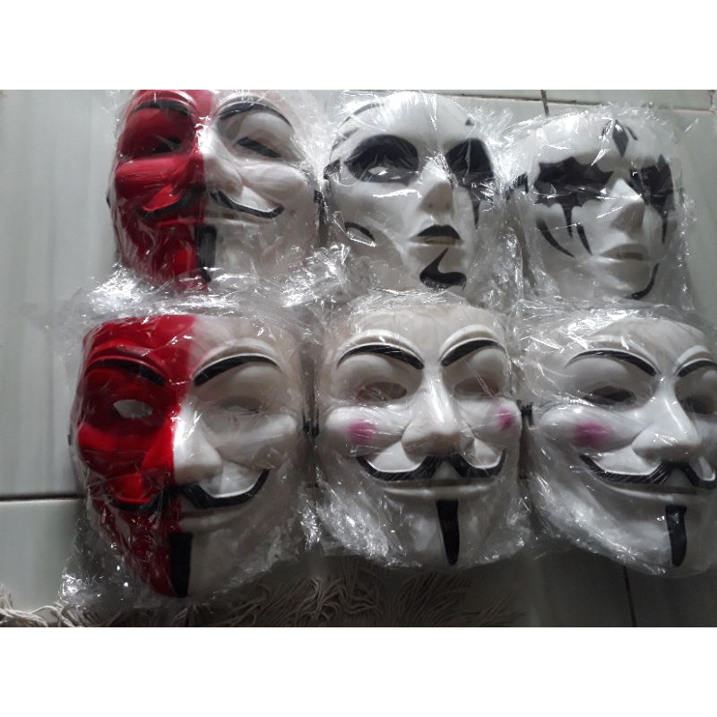Jual topeng hacker beraneka macam | Shopee Indonesia