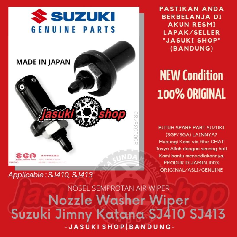 Jual Nozzle Nosel Penyemprot Wiper Suzuki Jimny Katana Sierra Samurai