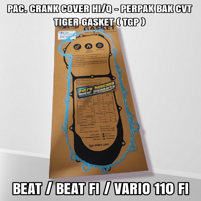 Jual PERPAK CVT TGP - BEAT BEAT FI VARIO 110 FI SCOOPY FI KZL SPACY ...