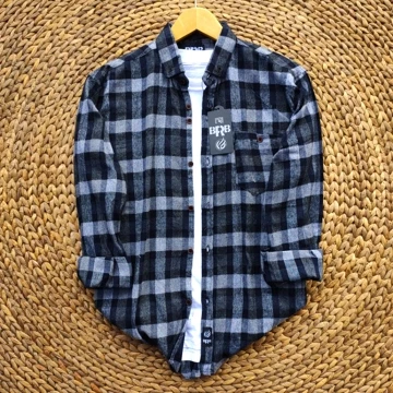 Kemeja Flanel Pria Lengan Panjang Motif Kotak Kuwalitas Premium