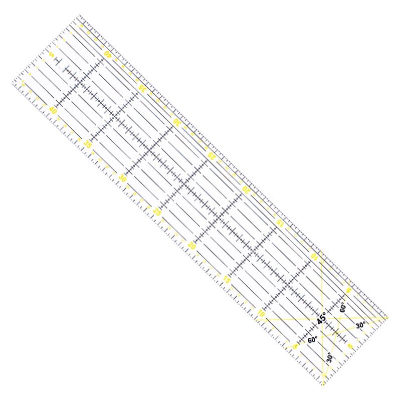 Jual New Tailor Ruler Penggaris Plastik Transparan Penggaris Pengukur ...