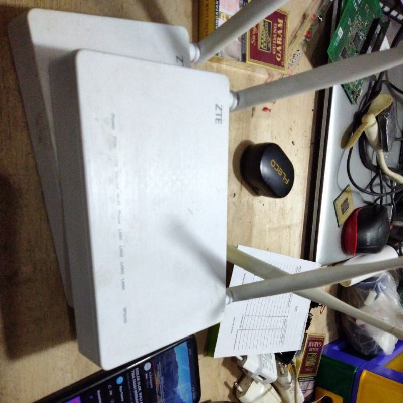 Jual ZTE f609 v2.0 router WiFi Normal Shopee Indonesia