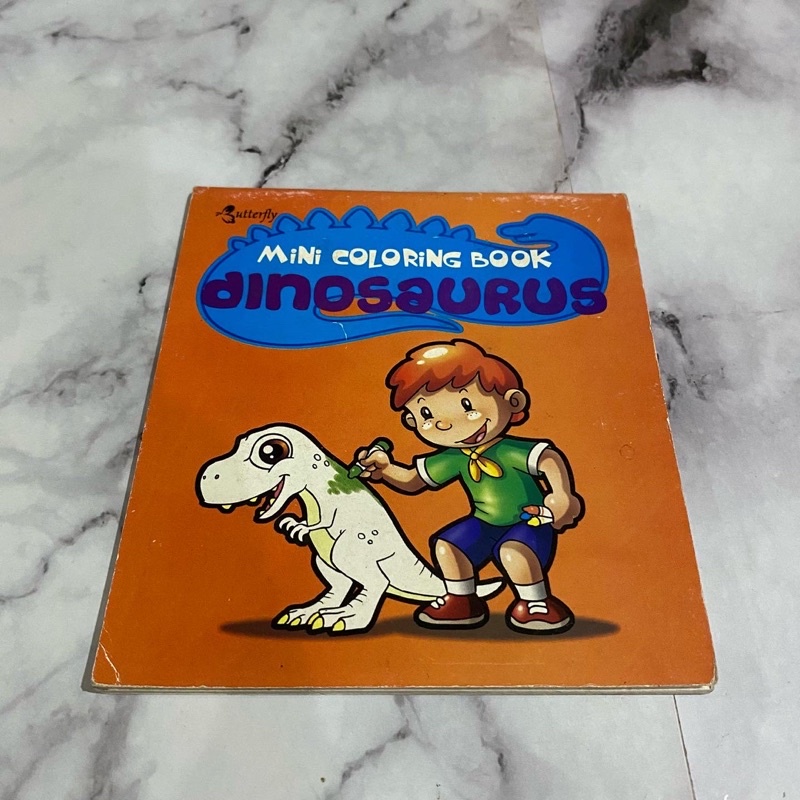 Jual Mini coloring book dino dinosaurus dinosaur dinosaurs colouring ...