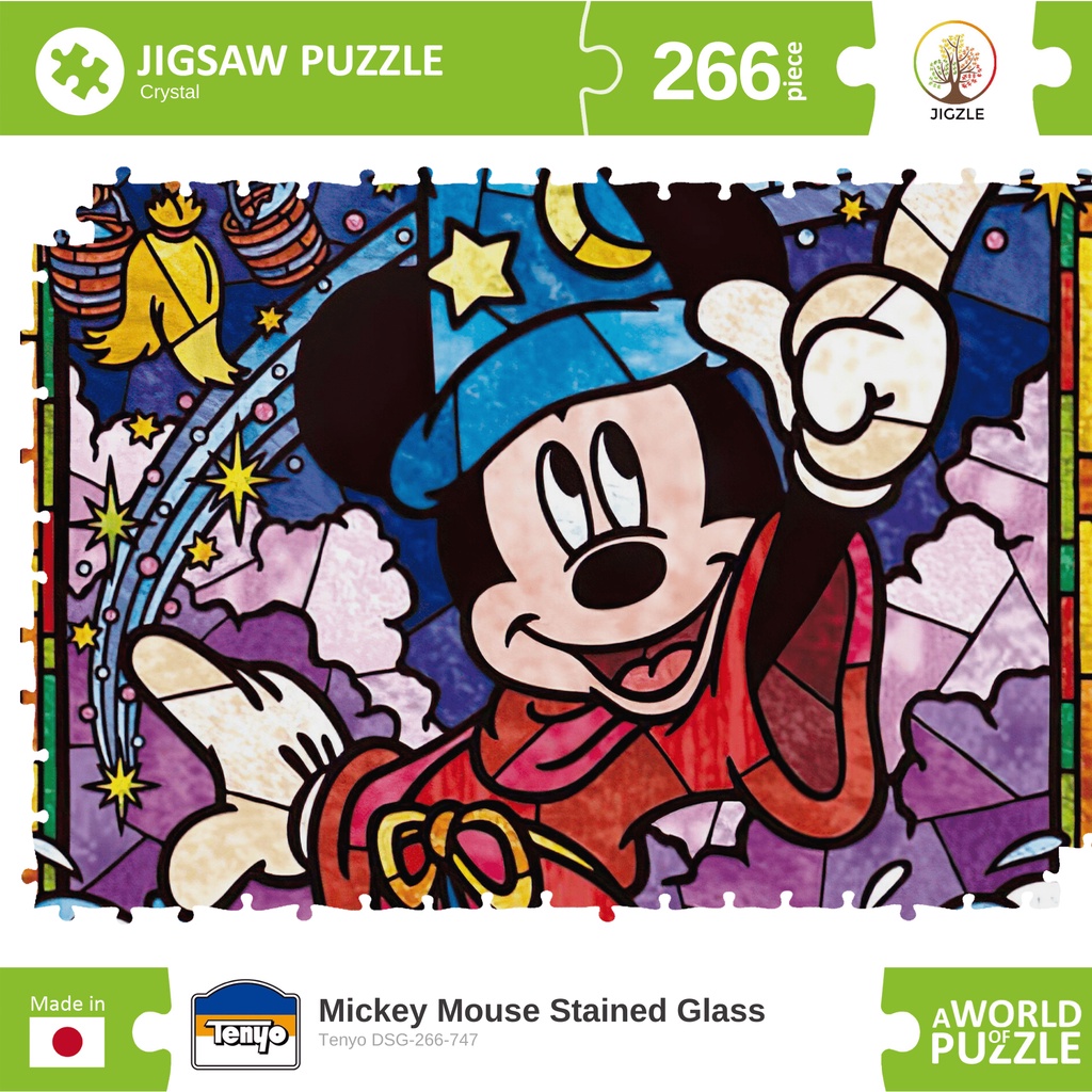 Jual Tenyo Dsg 266 747 Disney Mickey Mouse Stained Glass Jigsaw Puzzle Shopee Indonesia