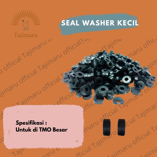 Jual PAKET 20 PCS SEAL WASHER KECIL / SEAL WASHER HITAM SEAL TMO MURAH ...