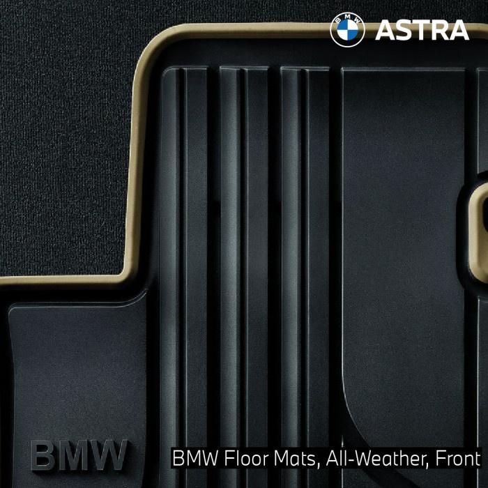 Jual BMW Genuine AllWeather Rubber Front Car Floor Mats Modern F30/F31