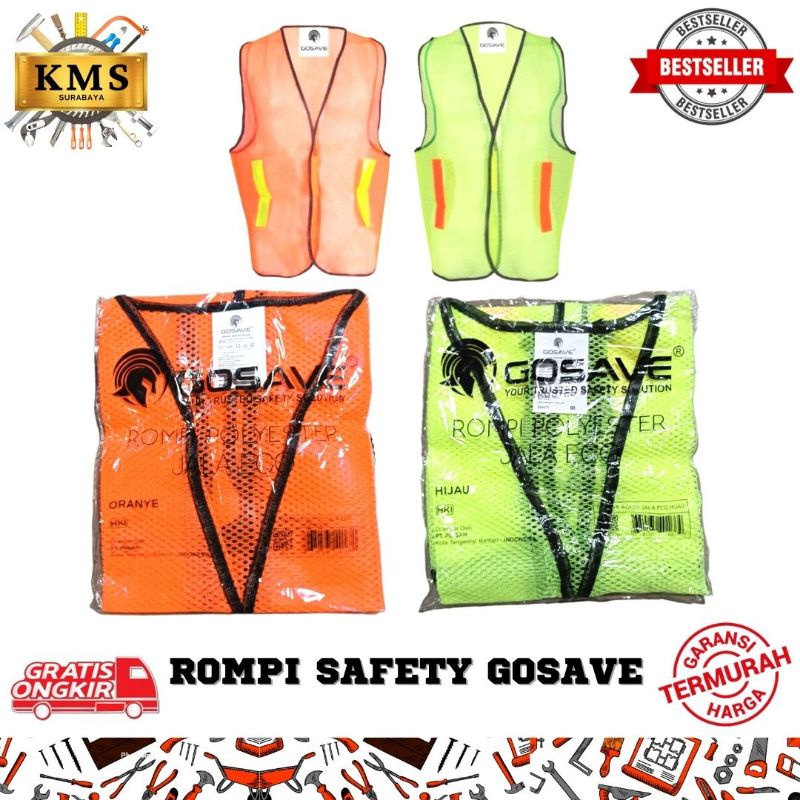 Jual Rompi Proyek Jaring Gosave Safety Vest Shopee Indonesia