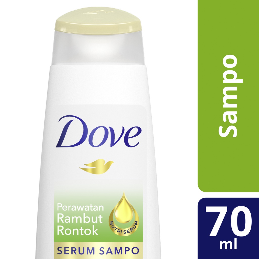 Jual Dove Shampoo Perawatan Rambut Rontok Berkurang 99 Dengan Nutri Serum Dan Dynazinc 70ml 