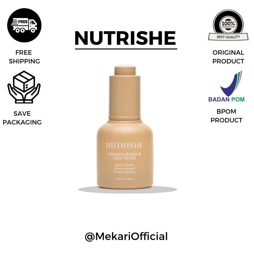 Jual Nutrishe Intensive Bright Glow Serum Improved Formula Shopee