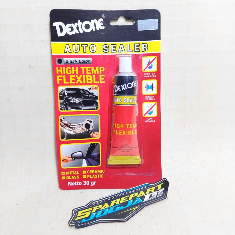 Jual Dextone Auto Sealer Black Lem Kaca Keramik Kayu Plastik Dan Lainnya Waterproof Hitam High