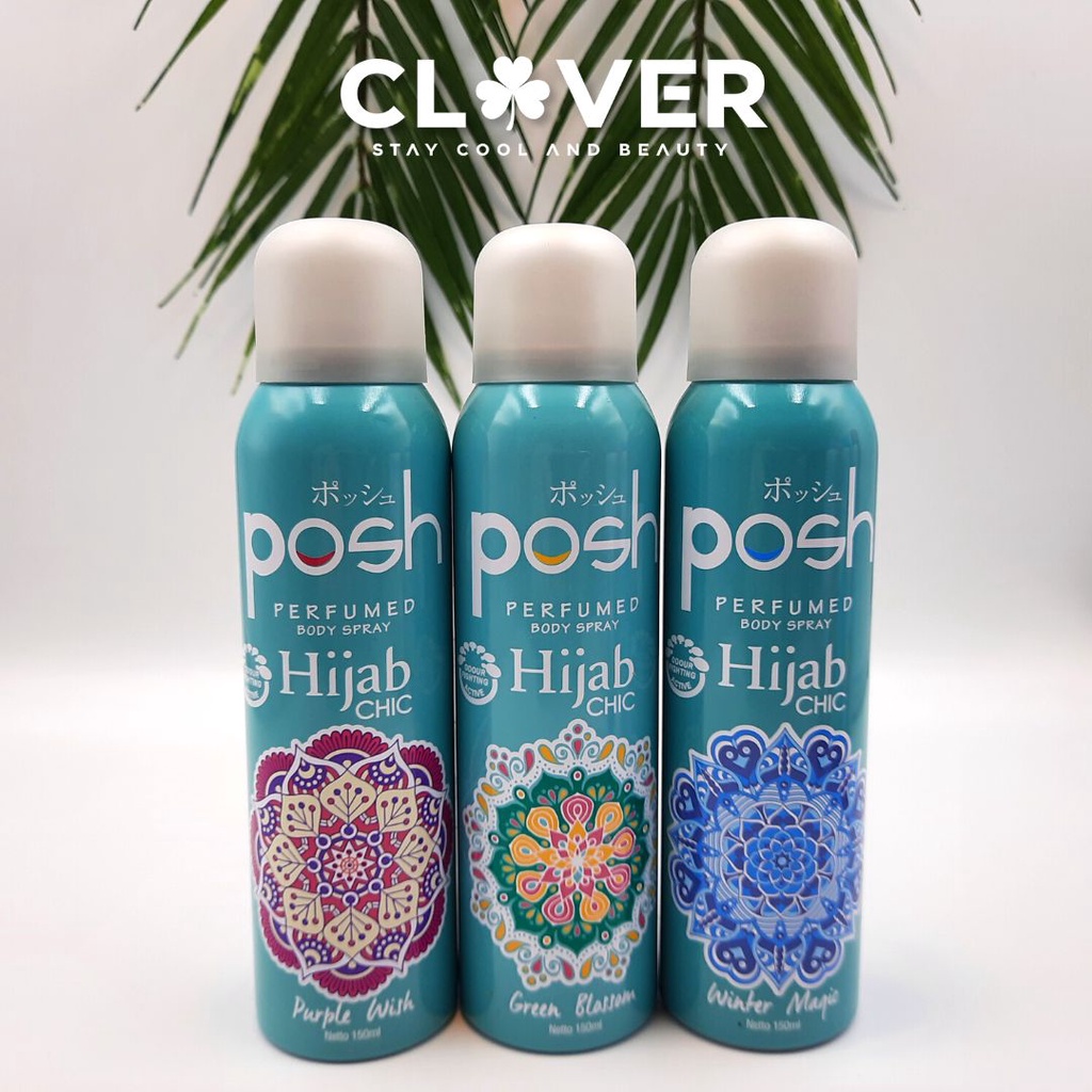 Jual POSH HIJAB CHIC PERFUMED BODY SPRAY 150ML | Shopee Indonesia