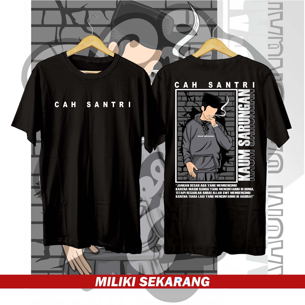 Jual Kaos Santri Cah Santri Kaos Distro Santri Kaos Santri Keren Shopee Indonesia