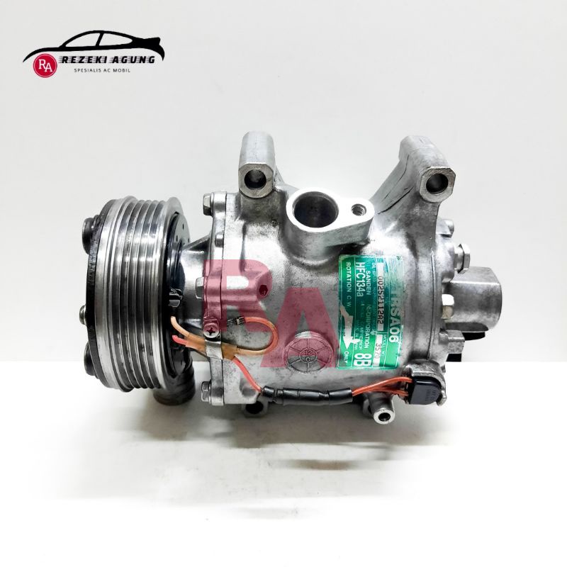 Jual COMPRESSOR KOMPRESOR AC MOBIL HONDA BRIO CBU 1.3 CC MEREK SANDEN ...
