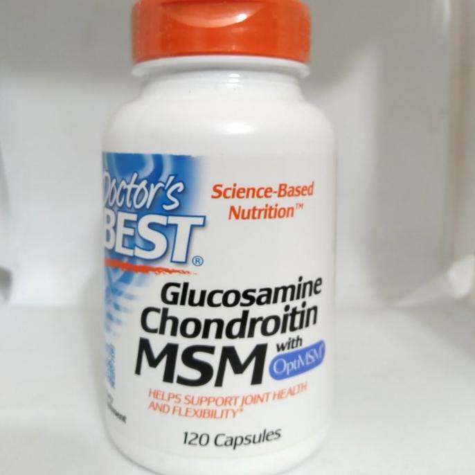 Jual Doctor Best Glucosamine Chondroitin MSM 120 Kapsul OptiMSM doctor ...