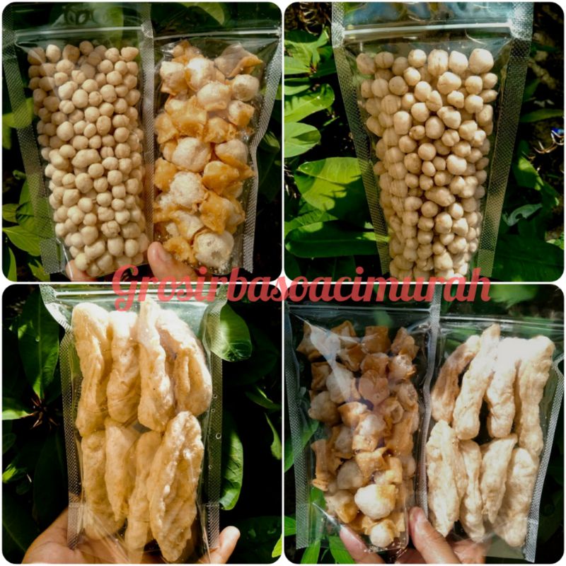 Jual Topping Baso Aci Lengkap Topping Boci Cuanki Lidah Cuanki Tahu