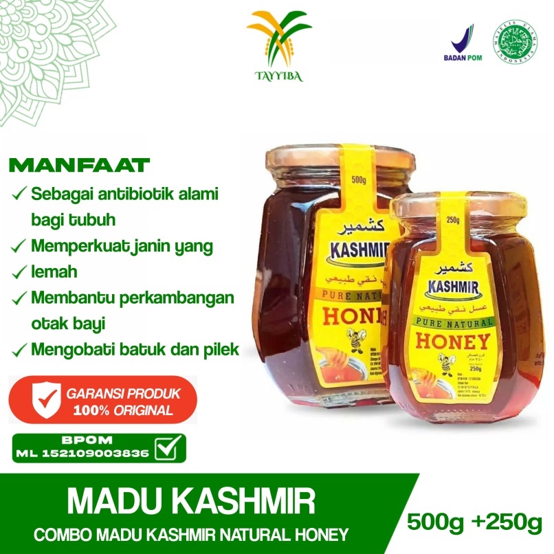 Jual Madu Asli Murni Original Madu Kashmir Natural Pure Honey 500gram Free 250gram Shopee