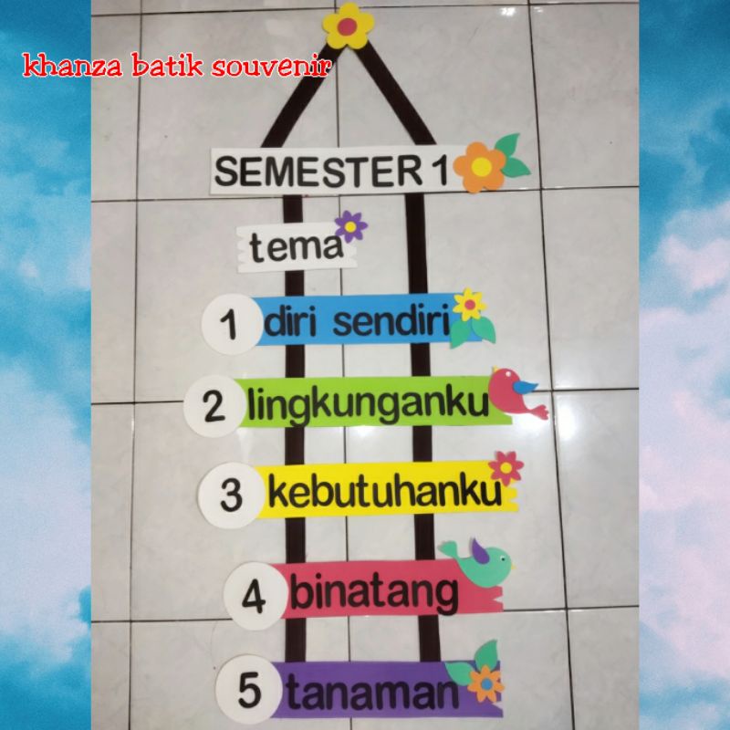 Jual Hiasan kelas PAUD/TK tema semester | Shopee Indonesia