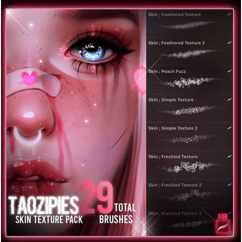 Jual Skin Texture Brushes Pack for Photoshop, Pr0create PO/PS BRUSHES ...
