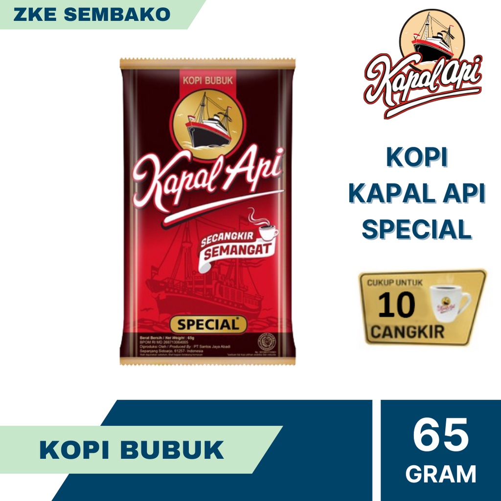 Jual Kopi Kapal Api Special 65 gr | Shopee Indonesia