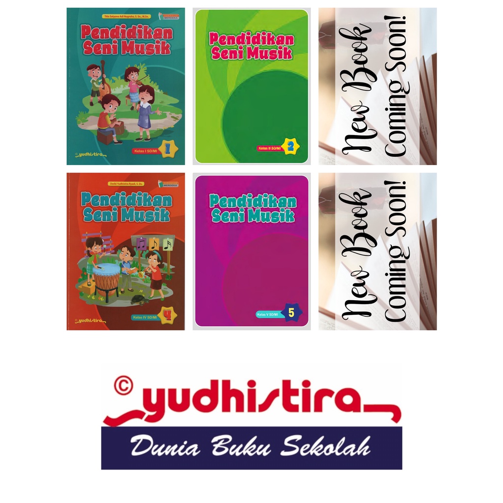 Jual BUKU PENDIDIKAN SENI MUSIK SD KELAS 1 2 3 4 5 6 KURIKULUM MERDEKA