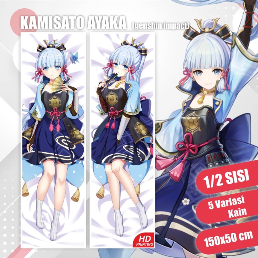 Jual Dakimakura Ayaka Genshin Impact 150x50 Cm Cover Only Shopee Indonesia 0853