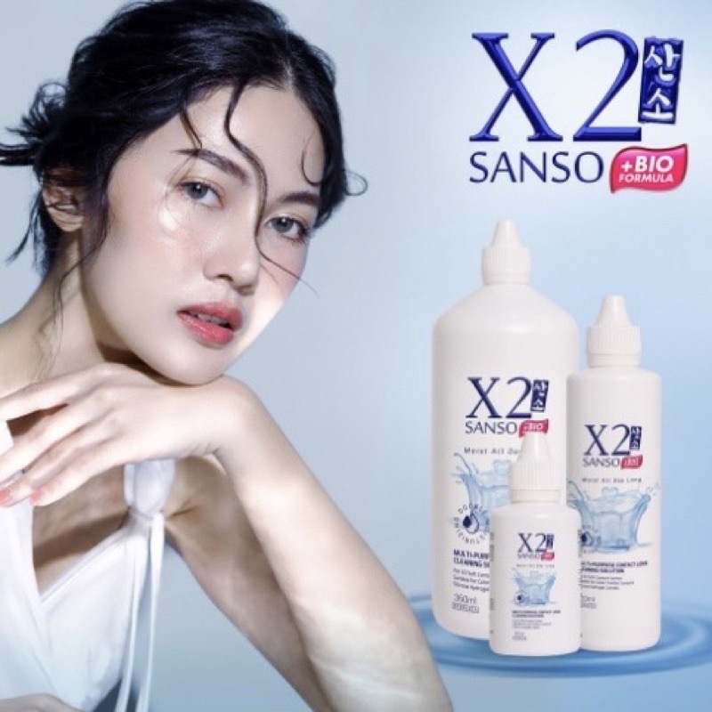 Jual (GROSIR TERBAIK) AIR SOFTLENS X2 SANSO 60ML / CAIRAN SOFTLENS X2 ...