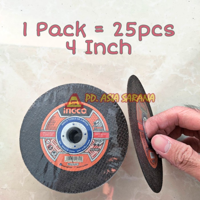 Jual [1 Pack] Mata Cutting Gerinda 4